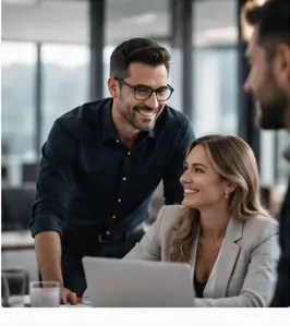 Business Team bei einer Besprechung